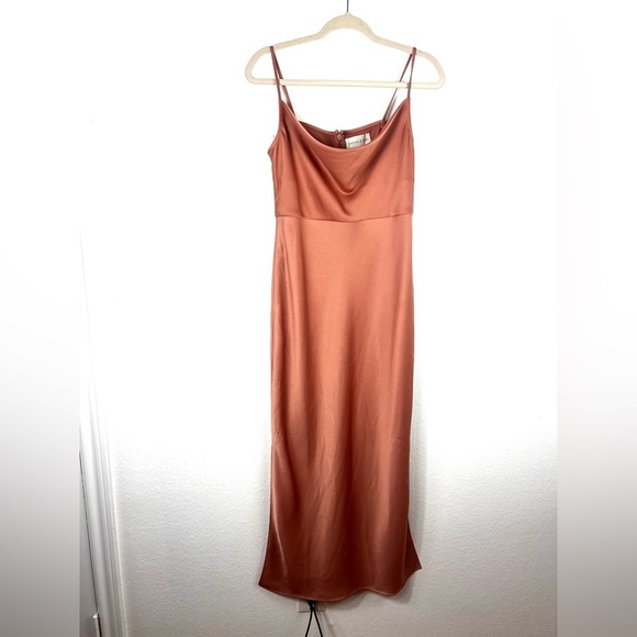 Sachin & Babi Cali Satin Midi Dress Sedona size 6 - Picture 2 of 11
